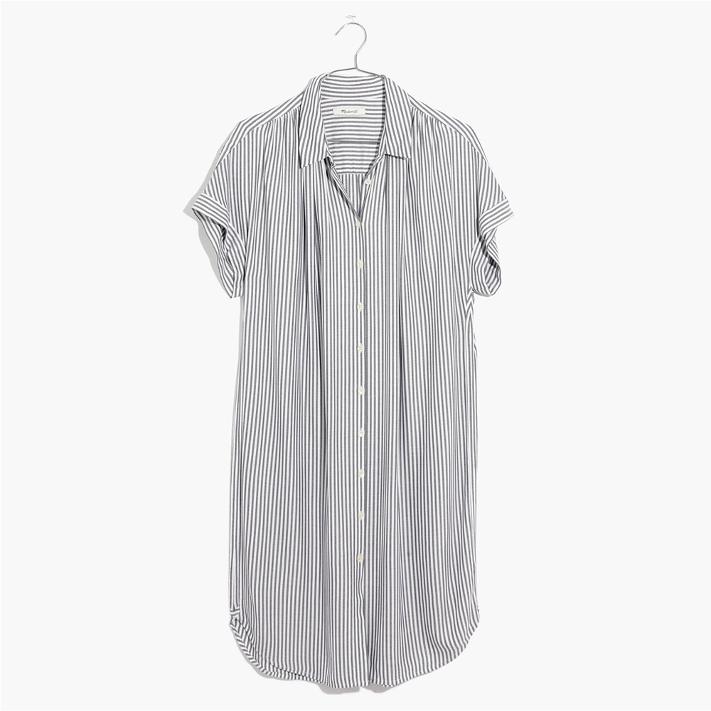 Madewell Central Shirtdress in Stripe